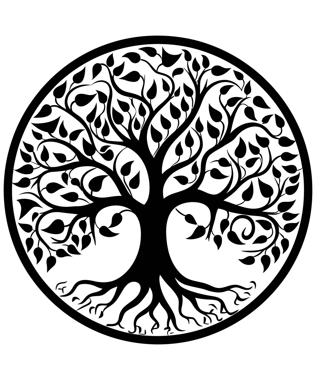 Bohotusk Tree of Life Cotton Ladies T-Shirt XS - 2XL (UK 8 - 18) - available in 7 colours