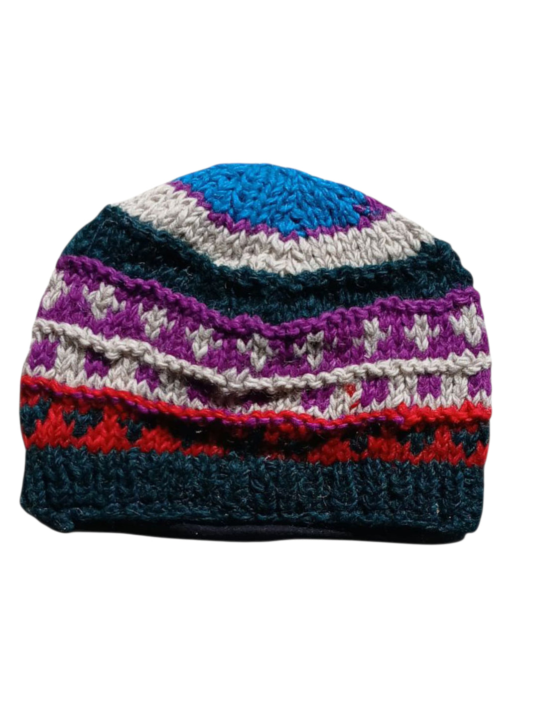 Boho Multi Coloured Beanie Hat