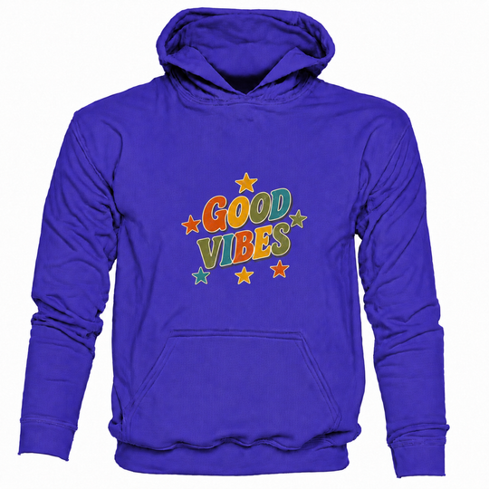Bohotusk Good Vibes Cotton Hoodie 6 Colours S - 2XL (UK 8 - 20)