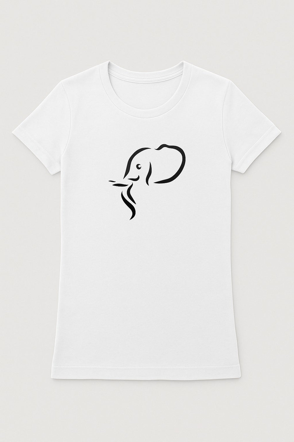 Bohotusk Elephant Head Cotton Mens T-Shirt S - 3XL