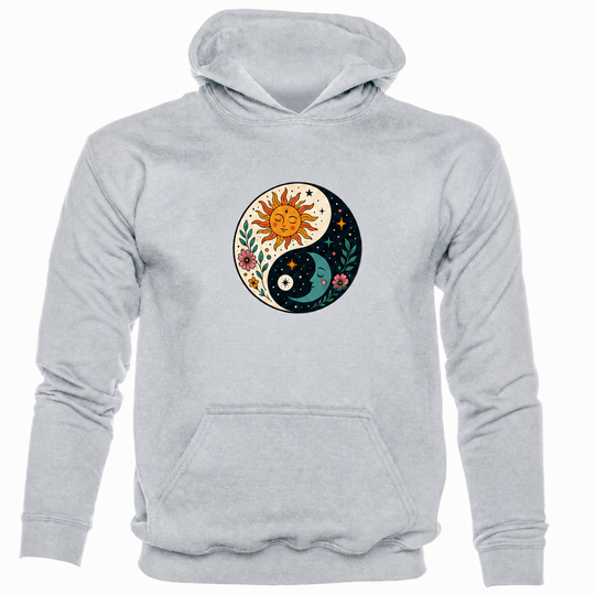Bohotusk Ying Yang Cotton Hoodie 6 Colours S - 2XL (UK 8 - 20)