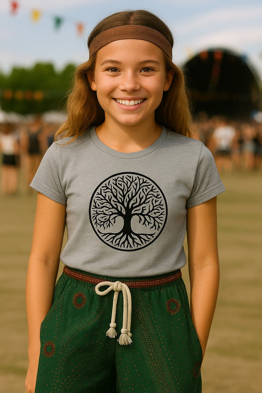 Bohotusk Kids Tree of Life Cotton T-Shirt 3 to 13 Years (7 Colours)