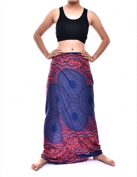 Bohotusk Purple Blue Sun Glow Sarong Super Soft 150cm x 110 cms