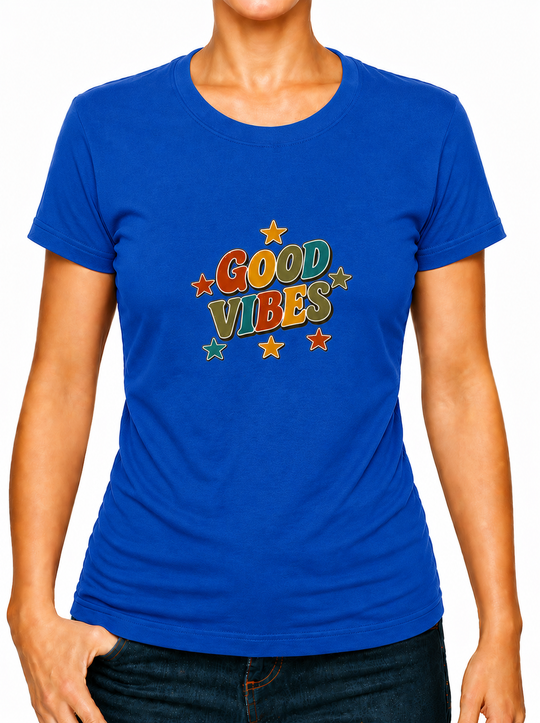 Bohotusk Good Vibes Cotton Kids T-Shirt 3 to 13 Years (7 Colours)