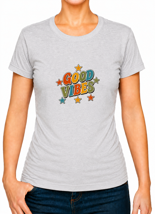Bohotusk Good Vibes Cotton Kids T-Shirt 3 to 13 Years (7 Colours)