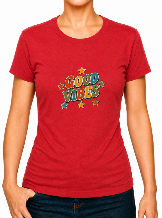 Bohotusk Good Vibes Cotton Kids T-Shirt 3 to 13 Years (7 Colours)