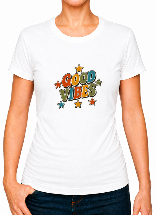 Bohotusk Good Vibes Cotton Kids T-Shirt 3 to 13 Years (7 Colours)