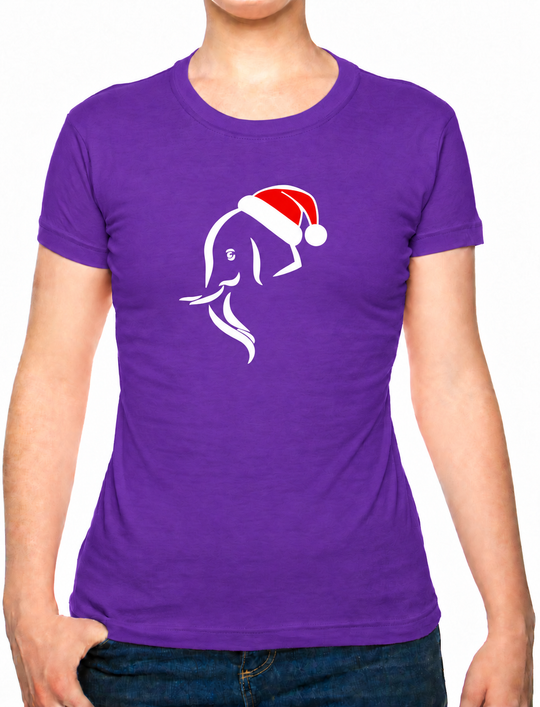Bohotusk Kids Christmas Elephant Head Cotton T-Shirt 3 to 13 Years (7 Colours)