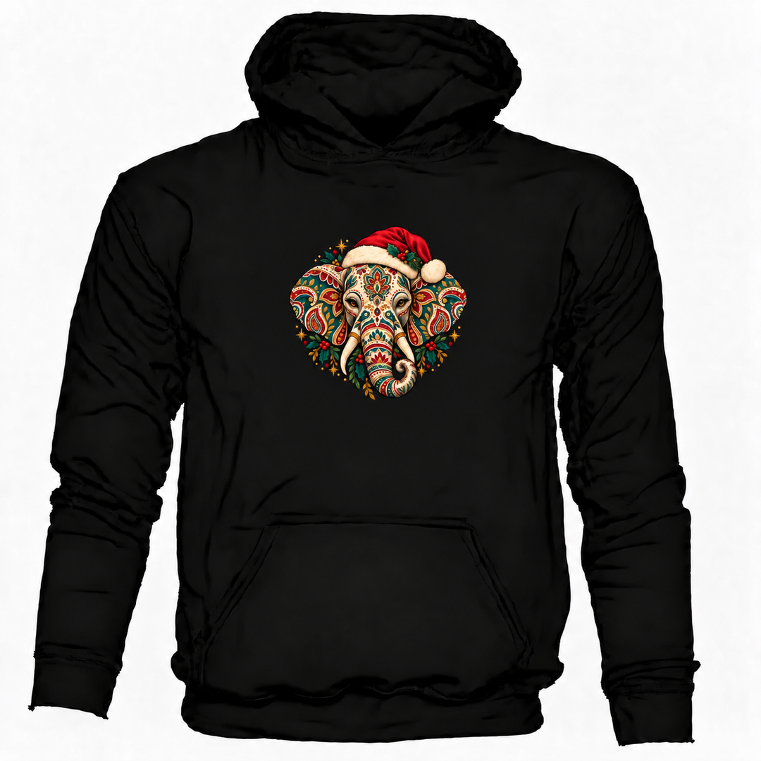 Bohotusk Christmas Elephant Hoodie 6 Colours S - 2XL (UK 8 - 20)