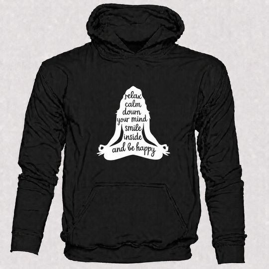 Bohotusk Mens Yoga Pose Hoodie 6 Colours S - 2XL (UK 8 - 20)