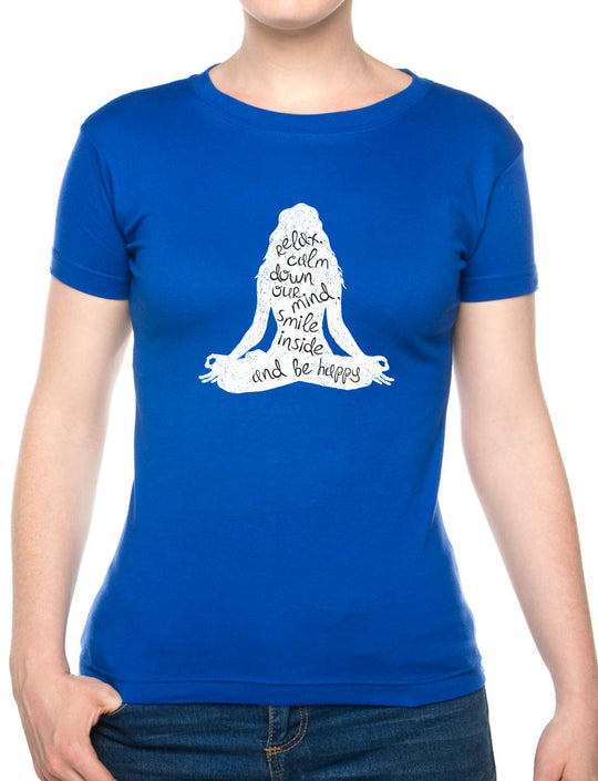 Bohotusk Yoga Pose Cotton Mens T-Shirt S - 3XL