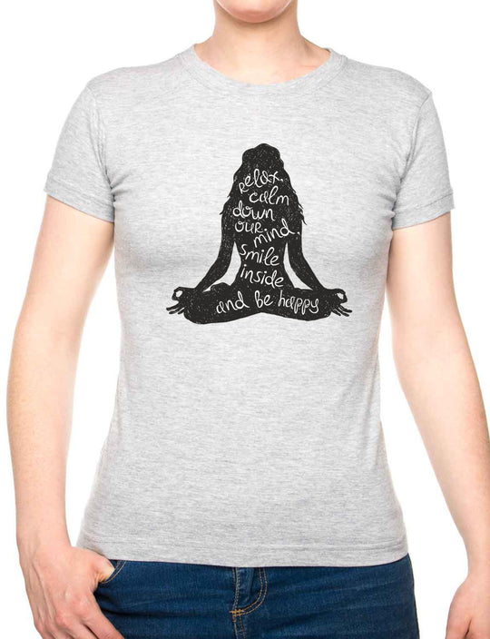 Bohotusk Yoga Pose Cotton Mens T-Shirt S - 3XL