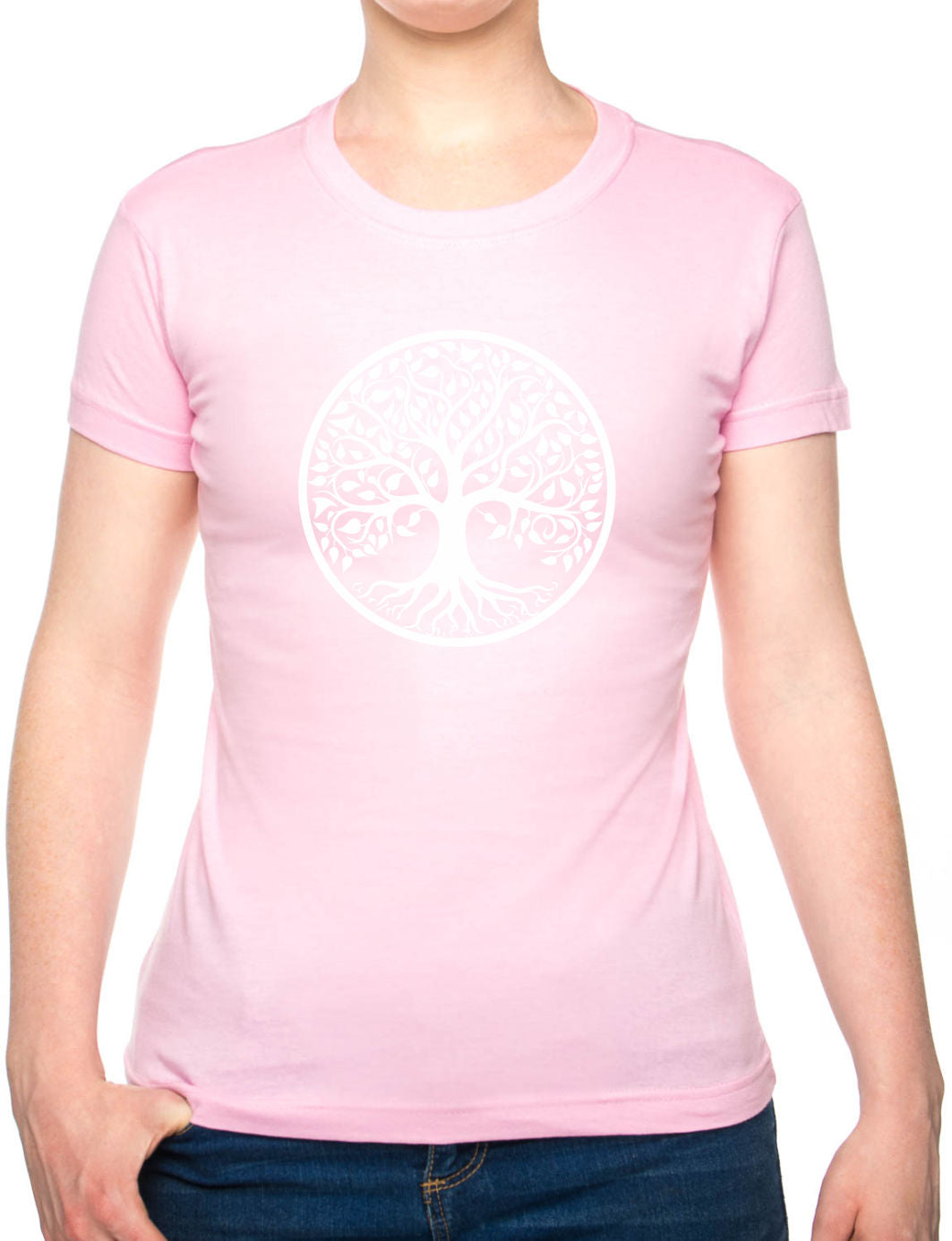 Bohotusk Tree of Life Cotton Ladies T-Shirt XS - 2XL (UK 8 - 18) - available in 7 colours