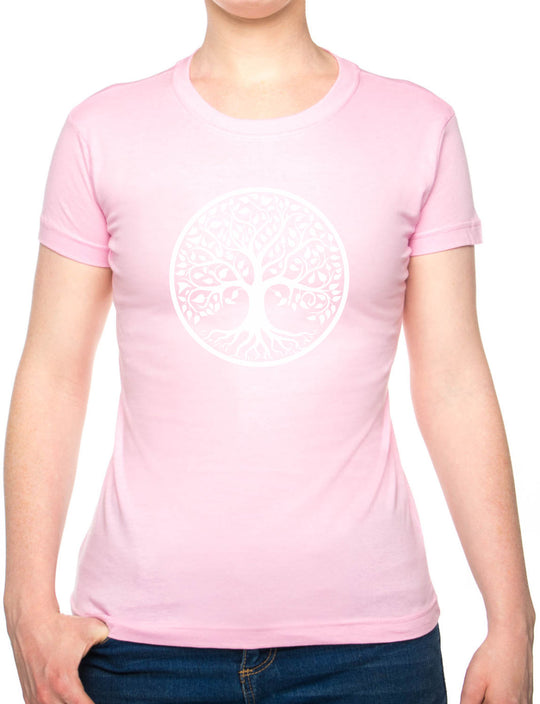 Bohotusk Tree of Life Cotton Ladies T-Shirt XS - 2XL (UK 8 - 18) - available in 7 colours