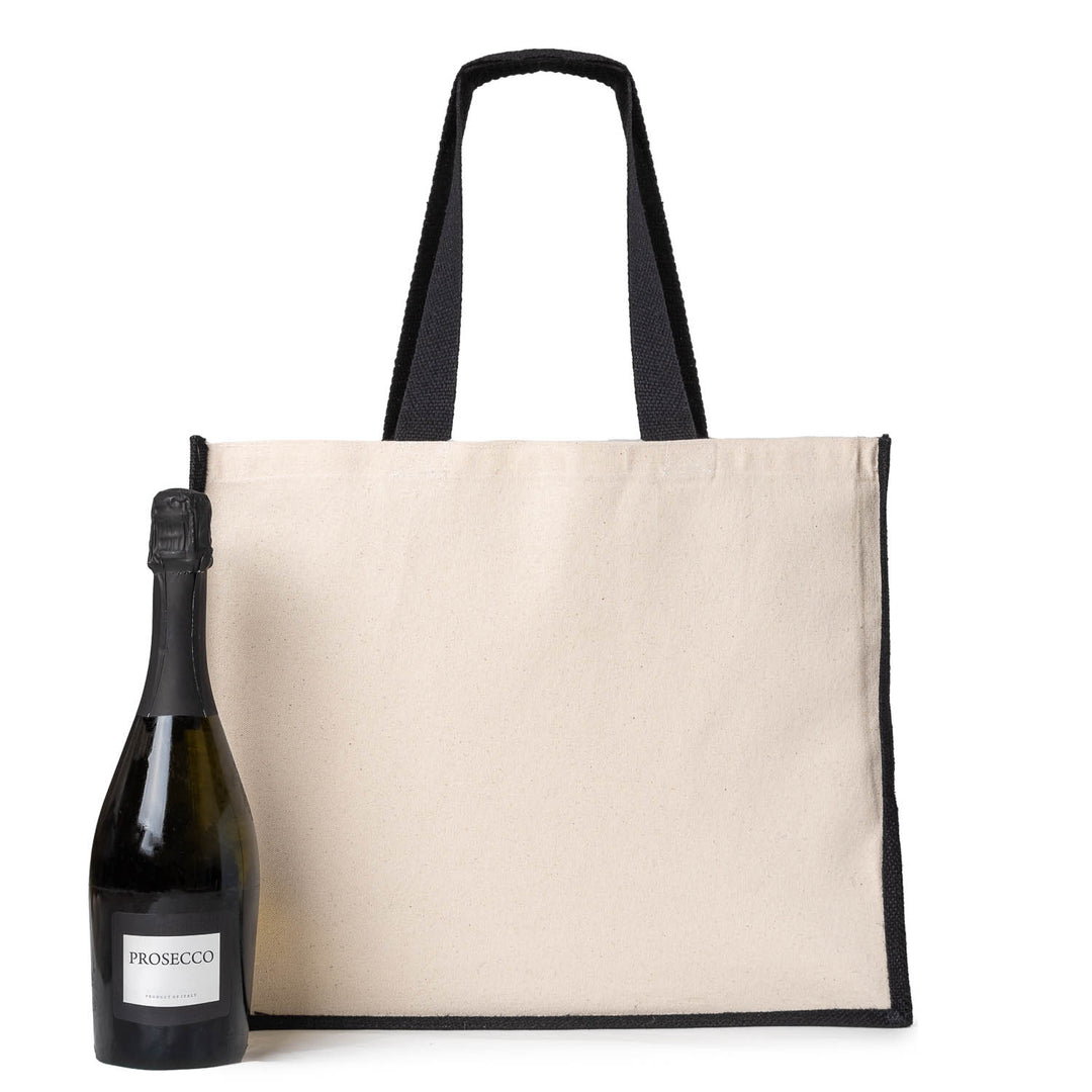 Bohotusk Jute Canvas Tote Bag