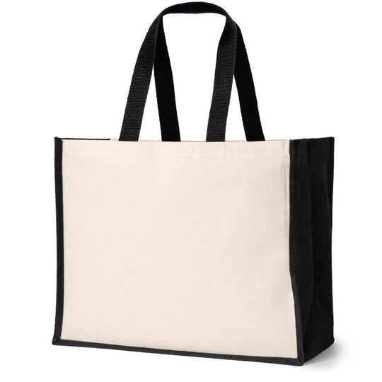 Bohotusk Jute Canvas Tote Bag